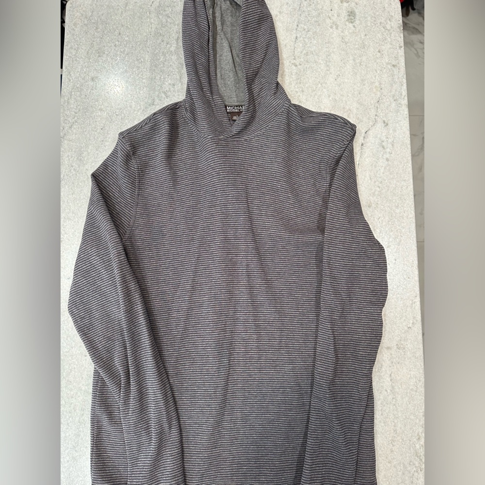 Michael Kors Men’s size Large Dress Casual Hoodie Hoody Sweatshirt